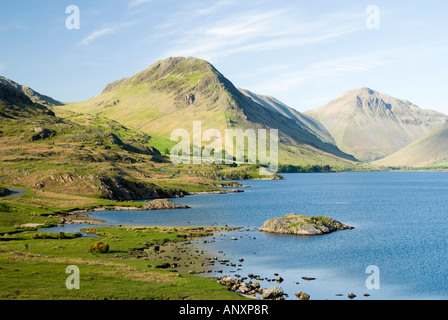 Wastwater and mountains Stock Photo