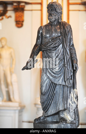 Statue of Greek God Zeus Rome Italy South East Europe Stock Photo - Alamy