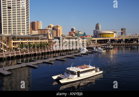 Australia, Sydney, Darling Harbour and Cockle Bay Wharf Stock Photo