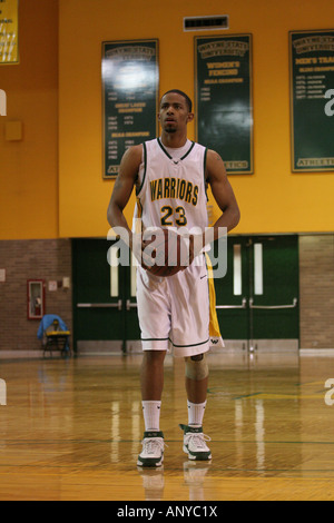 Wayne State University Men's Basketball Stock Photo