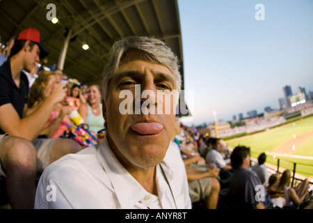 ILLINOIS Chicago Beer vendor in stands at Wrigley Field selling to fans  stadium for Chicago Cubs professional baseball team Stock Photo - Alamy