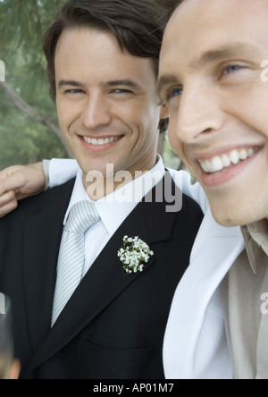 Groom and best man Stock Photo