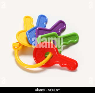 Baby Toy Keys Stock Photo