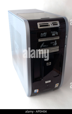 Desktop base unit computer system Stock Photo