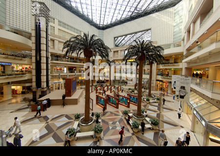 The atrium of Raffles City Shopping Mall, Singapore Stock Photo - Alamy