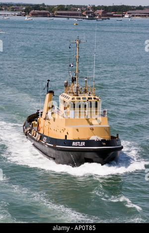 tug boats international festival of the sea rehearsal portsmouth england uk europe Stock Photo