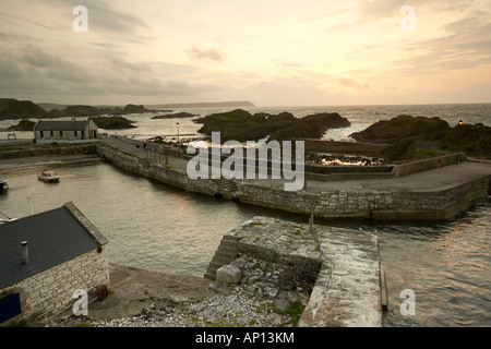 Ballintoy harbour near the giant s causeway and white park bay Co Antrim Northern Ireland Stock Photo