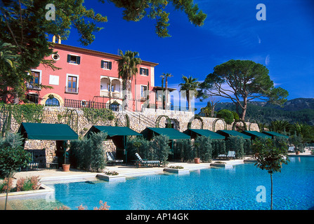 Pool, Grand Hotel Son Net, Puigpunyent, Mallorca, Spain Stock Photo