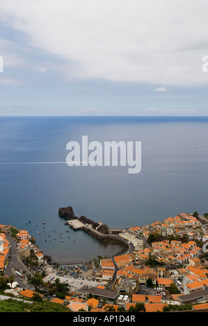 Fishing village Camara de Lobos, Madeira, Portugal Stock Photo