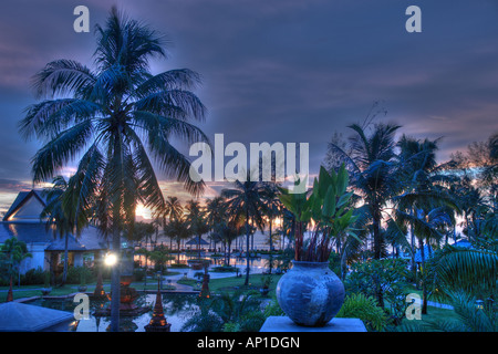 Hotelarea at Le Meridien Resort, Khao Lak, Kao Lak, Thailand, Asien Stock Photo