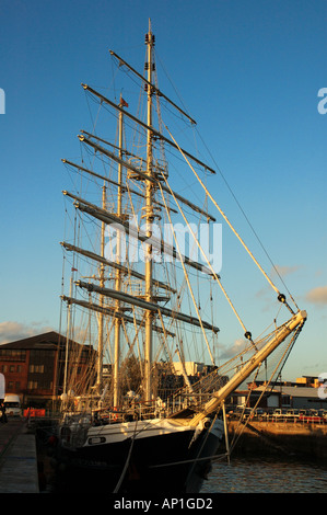 Jubilee Sailing Trust sailing ship Tenacious designed for disabled sailors Stock Photo