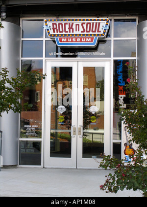 Rock n Soul Museum entrance Memphis USA Stock Photo