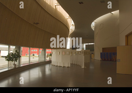 Cultural center of Nuuq Interior Greenland Denmark Stock Photo