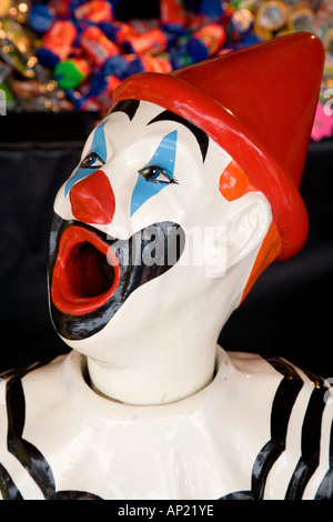Laughing Clowns Side show Rotorua Bay of Plenty North Island New Zealand Stock Photo