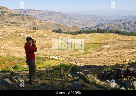 Ethiopia Bahar Dar Weldiya Road Near Debri Zebit December 2007 Stock Photo