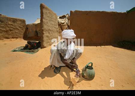 Watersupply as humanitarian aid Stock Photo