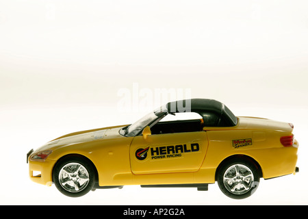 AAD72269 Toy car on white background Stock Photo