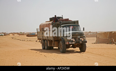 Watersupply as humanitarian aid Stock Photo