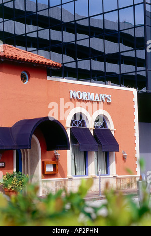 Restaurant Norman's, Coral Gables, Miami, Florida, USA Stock Photo