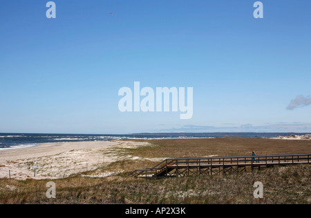 View of Crane Beach, Essex, Massachusetts, USA Stock Photo