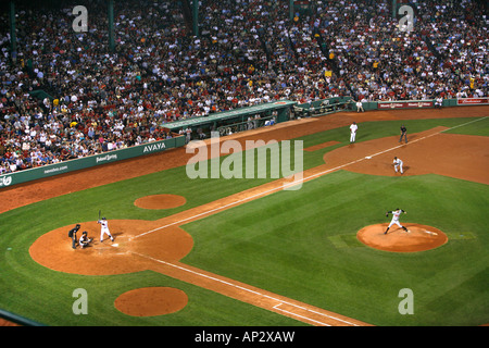 Red Sox at Fenway Park, Boston, Massachusetts, USA Stock Photo