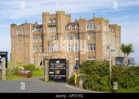 king arthurs camelot castle hotel at tintagel in cornwall uk Stock ...