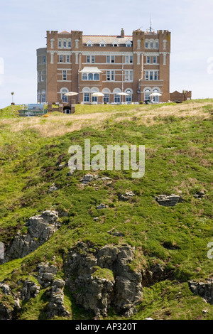 king arthurs camelot castle hotel at tintagel in cornwall uk Stock ...