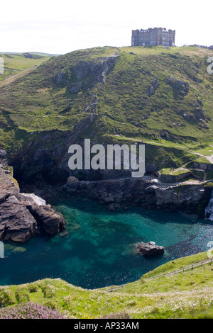 king arthurs camelot castle hotel at tintagel in cornwall uk Stock ...