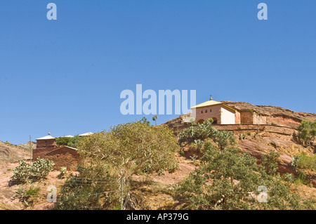 Abraha Atsbeha - a semi monolithic church built in the 10th century ...