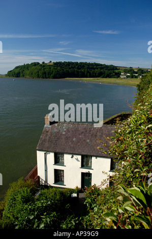 The Dylan Thomas boat house in Laugharne. Dylan Thomas lived in the ...