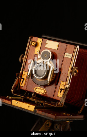 Large Format Camera, Sandersons Junior Model. Stock Photo