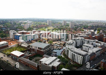 New apartments looking toward Edgbaston in Birmingham England UK Stock Photo