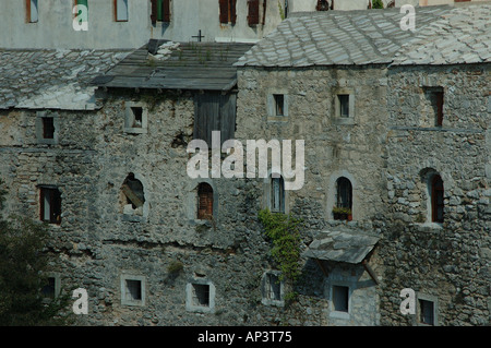 Buildings in Mostar Bosnia Stock Photo