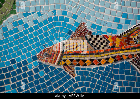 Mosaic tile pattern Stock Photo