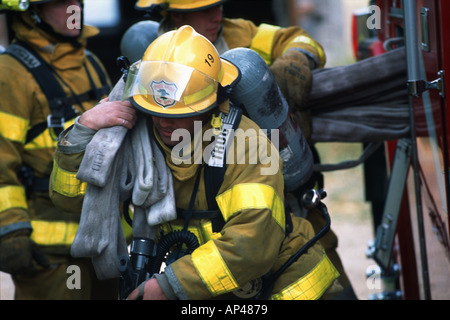 Firefighter Stock Photo