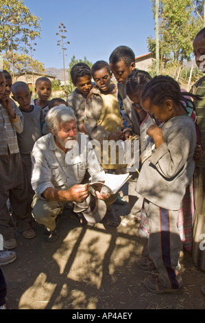 Ethiopia Lalibela December 2007 Lalibela School Stock Photo