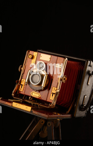 Large Format Camera, Sandersons Junior Model. Stock Photo
