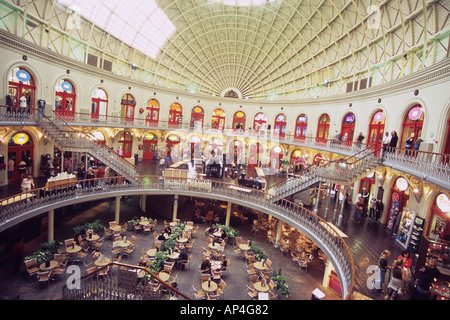 Corn Exchange interior, Leeds, Yorkshire England Stock Photo