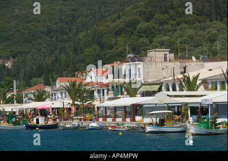 GREECE, Ionian Islands, KEFALONIA, Sami: Sami Waterfront Stock Photo