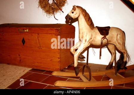 Small Horse (Pony) Wooden Chest