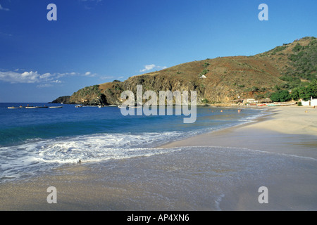 South America, Venezuela, Isla Margarita. Playa Manzanillo Stock Photo