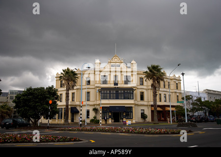 Shops and restaurants in Devonport, New Zealand Stock Photo