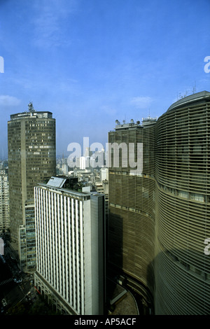 Brazil Sao Paulo skyline Stock Photo