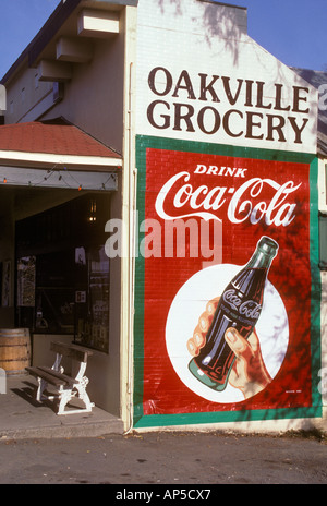 The Oakville Grocery store in California's Napa Valley. Stock Photo