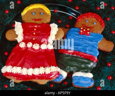 Gingerbread Man and Woman Stock Photo