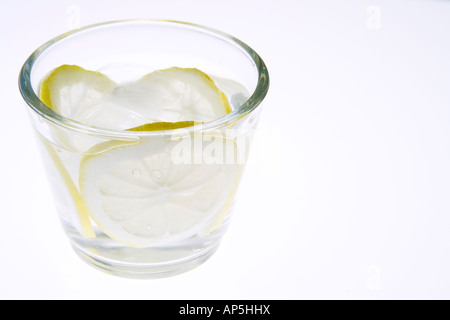 Fresh alcohol drink on a white background Stock Photo