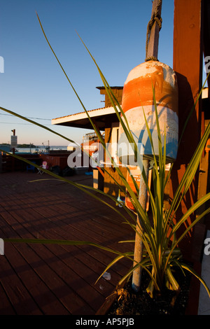 Holbrook's Lobster Wharf and Grille. Cundy Harbor, Maine. Stock Photo