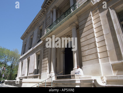 Frick Museum entrance on Fifth Avenue New York City Henry Clay Frick collection USA Stock Photo