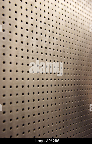 Perforated Stainless Steel Sheet Stock Photo
