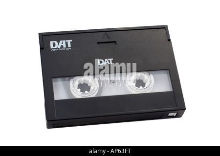 Digital audio tape DAT with clipping path included Stock Photo